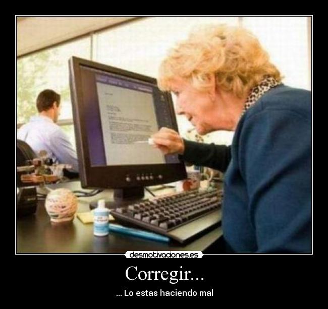 Corregir... - 