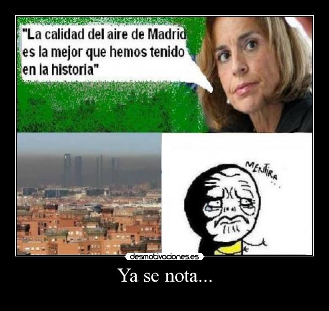 Ya se nota... - 