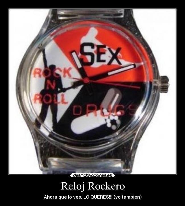 Reloj Rockero -