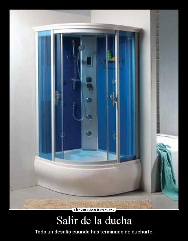 carteles ducha agua salir desafio terminar ceramica walt_k desmotivaciones