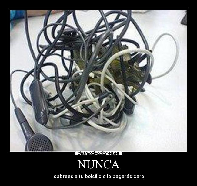 NUNCA -