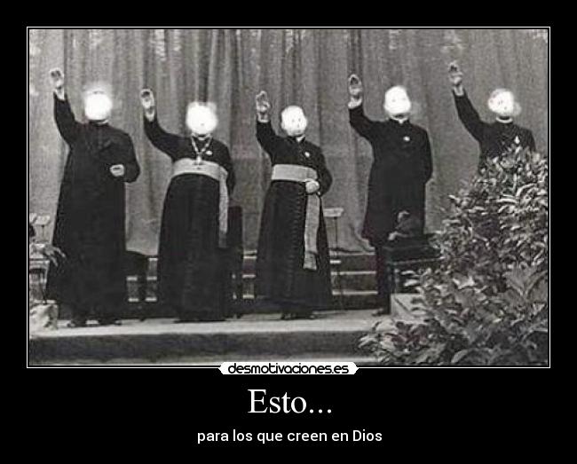 Esto... - para los que creen en Dios