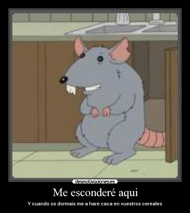 Me esconderé aqui - 