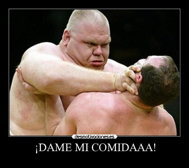 carteles gordo comida miedo calvo desmotivaciones