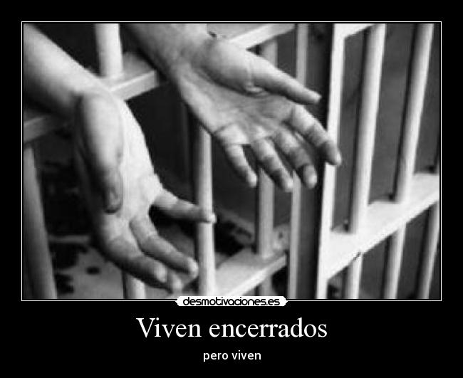Viven encerrados -