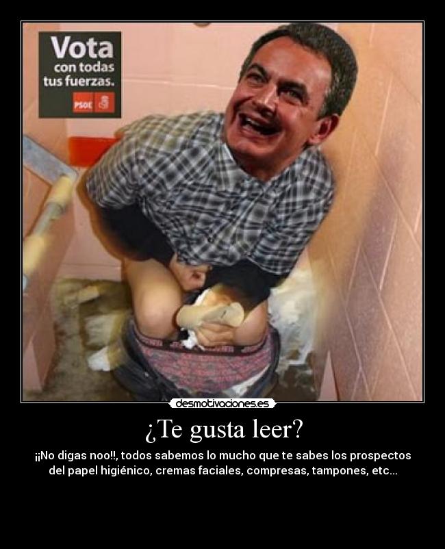 carteles leer caca desmotivaciones