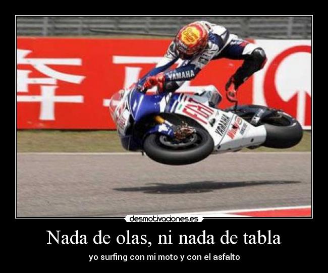 Nada de olas, ni nada de tabla -