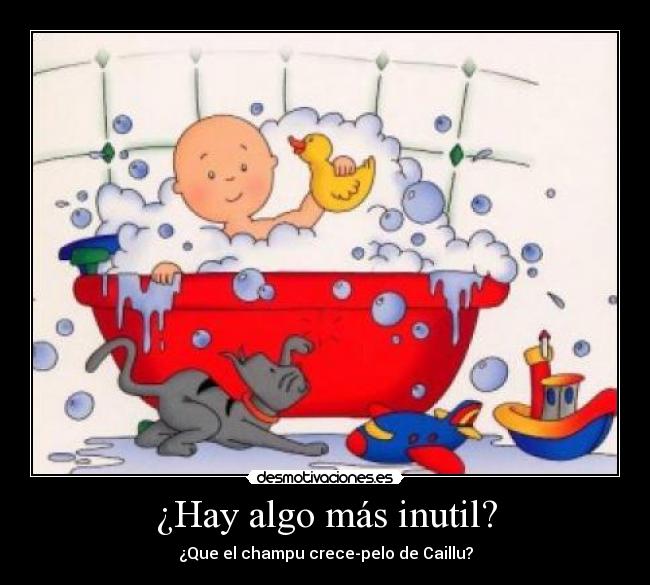 ¿Hay algo más inutil? -