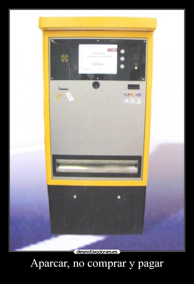 Aparcar, no comprar y pagar - 