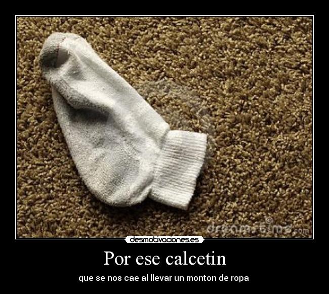 Por ese calcetin - 