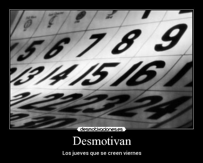 Desmotivan -