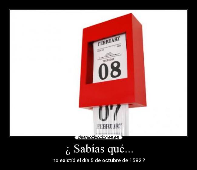 ¿ Sabías qué... -