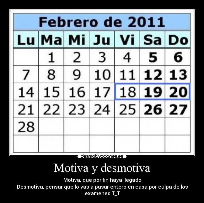 Motiva y desmotiva - 