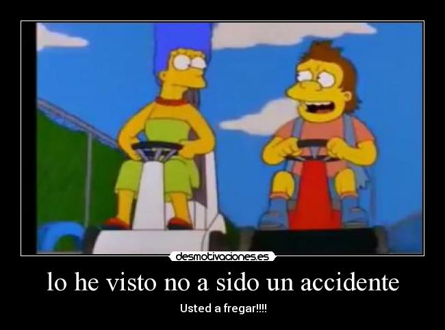 lo he visto no a sido un accidente -
