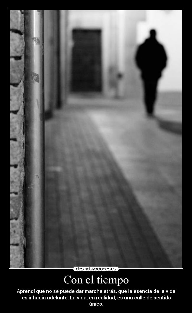 Con el tiempo -