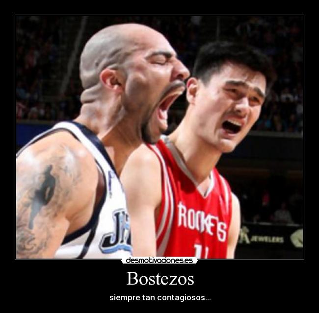 Bostezos - siempre tan contagiosos...