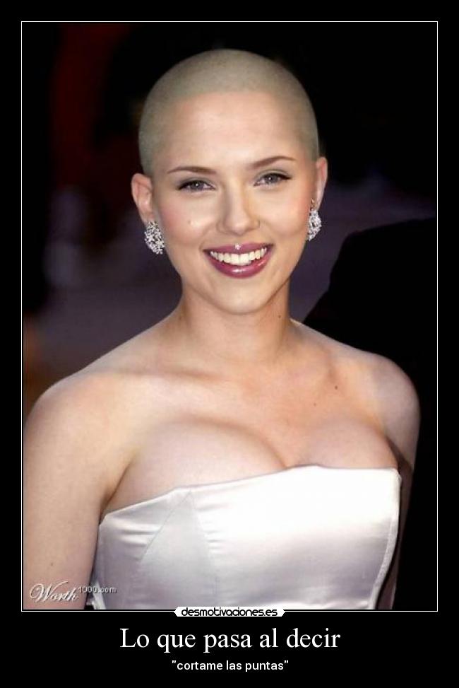 Lo que pasa al decir -