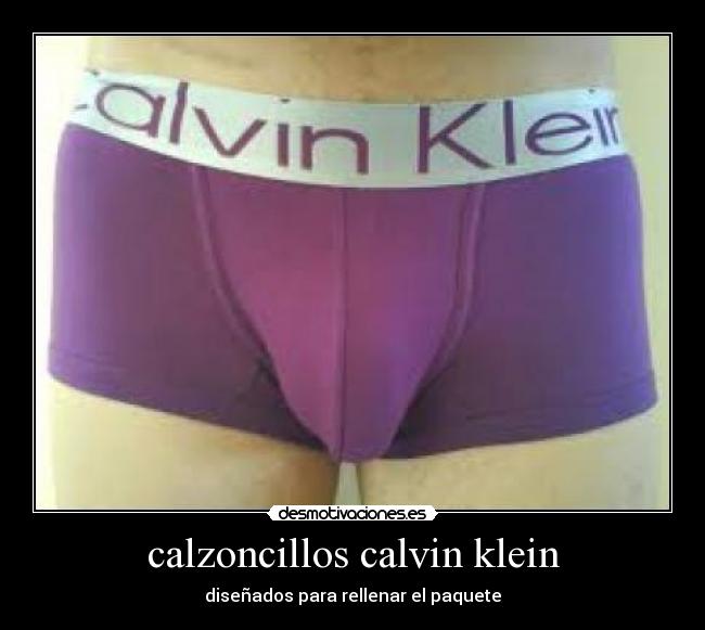 calzoncillos calvin klein - diseñados para rellenar el paquete