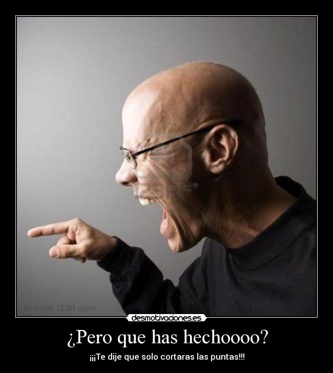 carteles calvo puntas pelo desmotivaciones