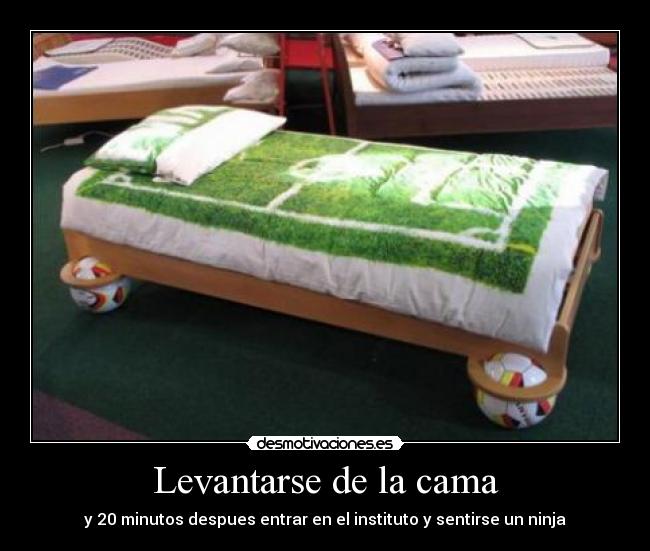 Levantarse de la cama - 