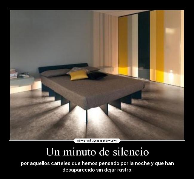 Un minuto de silencio -