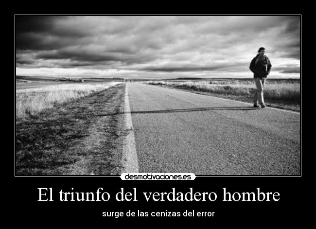 El triunfo del verdadero hombre -