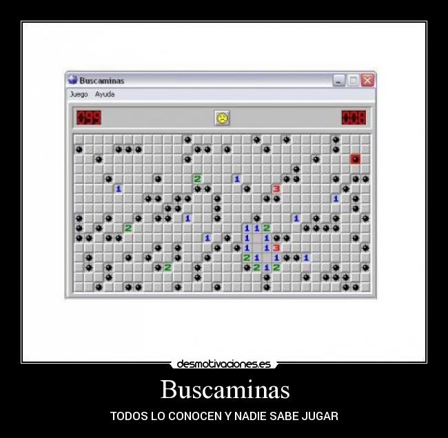 Buscaminas - TODOS LO CONOCEN Y NADIE SABE JUGAR