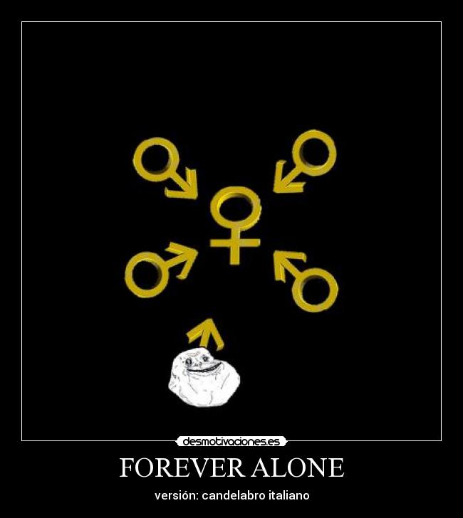 carteles forever alone desmotivaciones