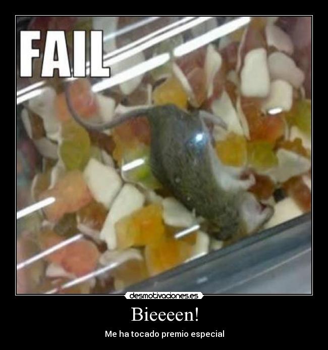 Bieeeen! - Me ha tocado premio especial