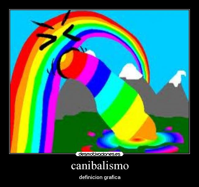 canibalismo - definicion grafica