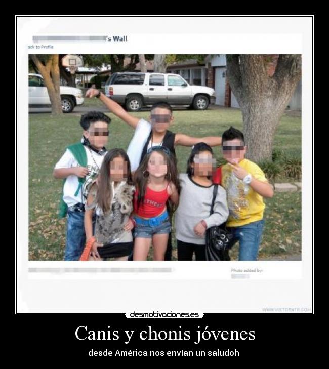 Canis y chonis jóvenes -