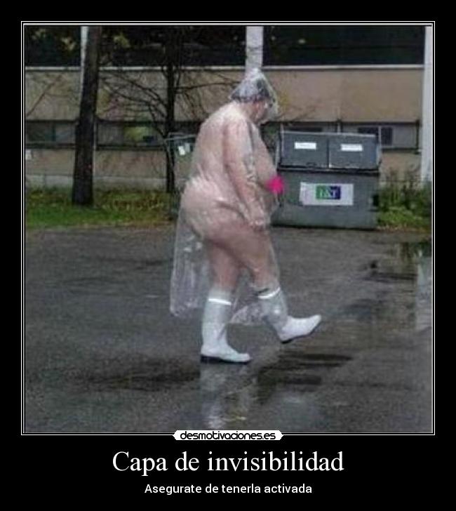 carteles capa invisibilidad desmotivaciones