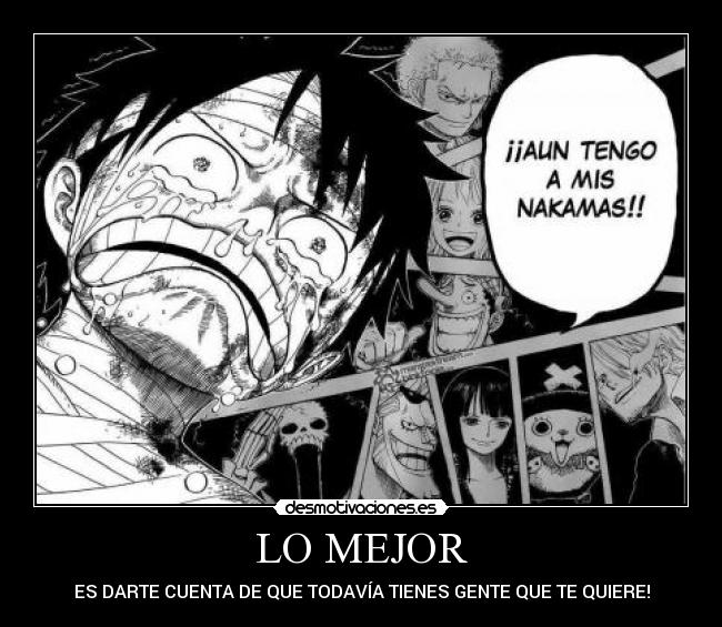 carteles luffy desmotivaciones
