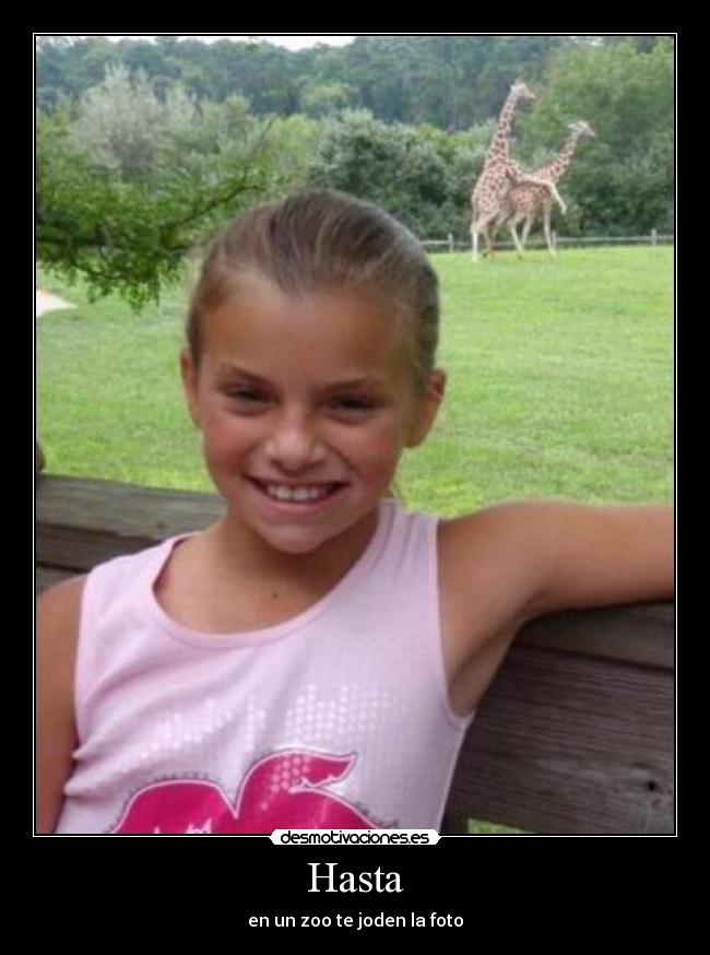 Hasta - en un zoo te joden la foto