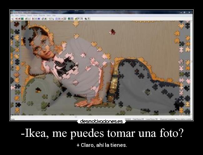 -Ikea, me puedes tomar una foto? - 