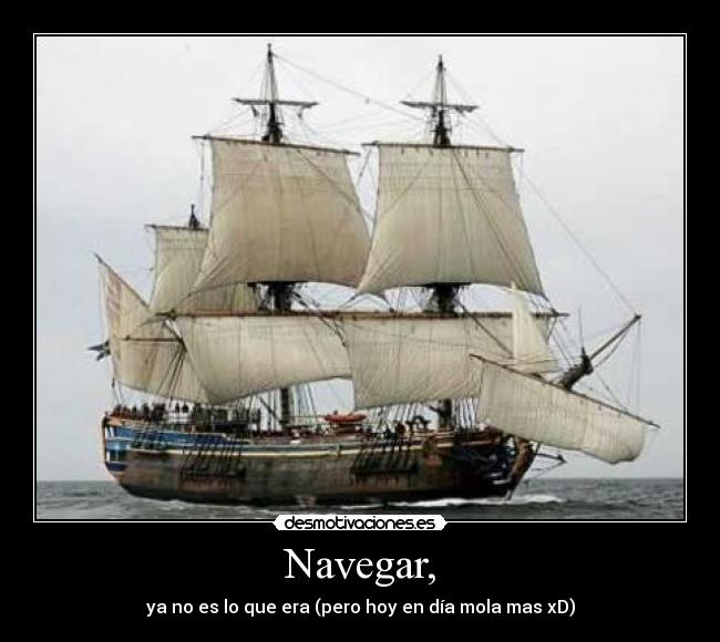 Navegar, -