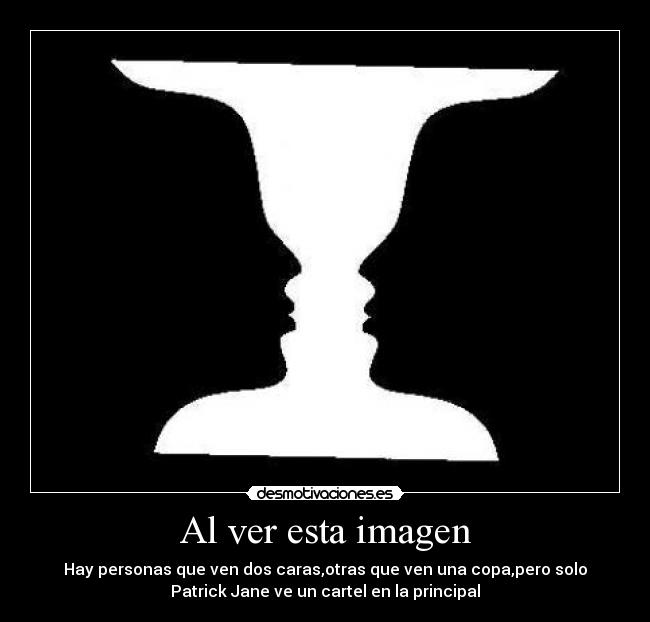 Al ver esta imagen -