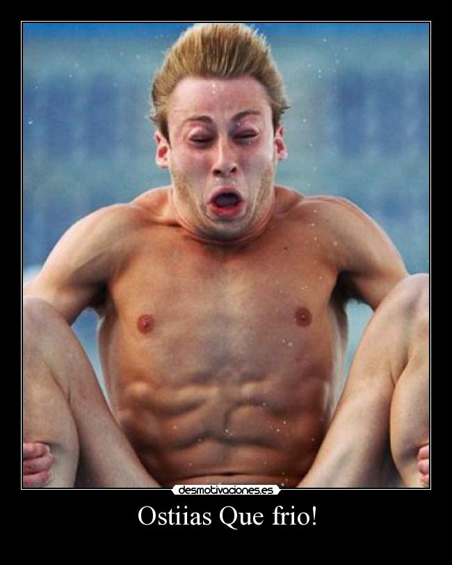 carteles ostias que frio desmotivaciones