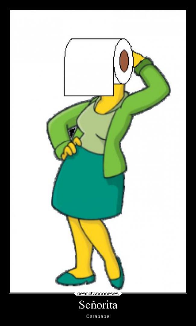 carteles simpsons carapapel papel higienico definicion grafica desmotivaciones