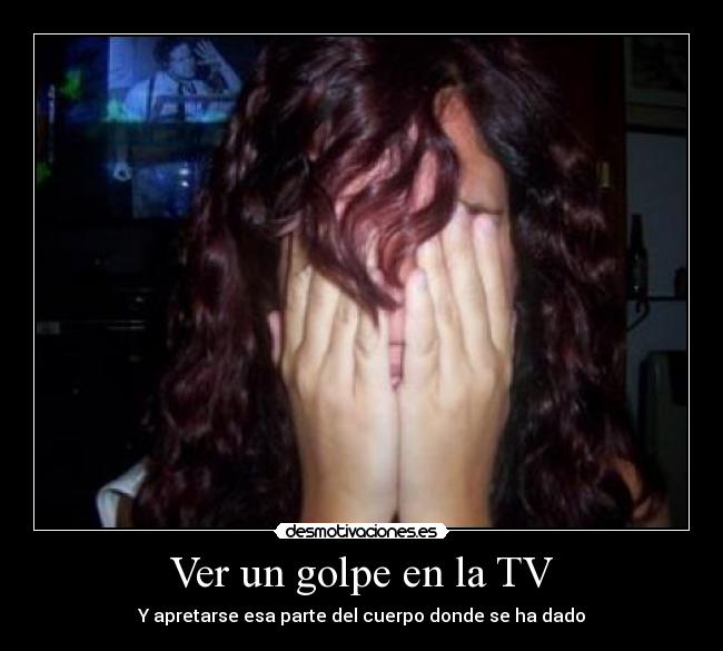 Ver un golpe en la TV -