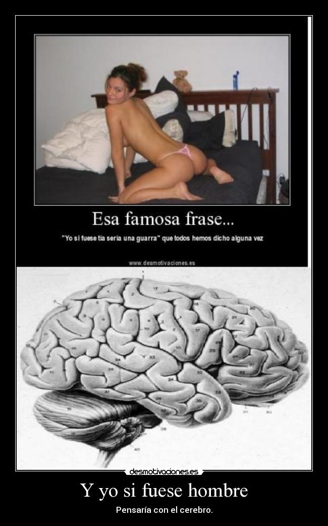 Y yo si fuese hombre -