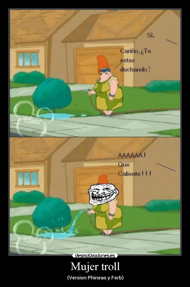Mujer troll -