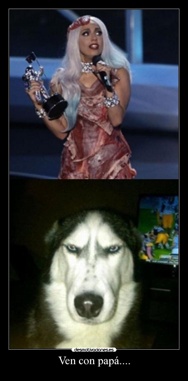 Ven con papá.... -