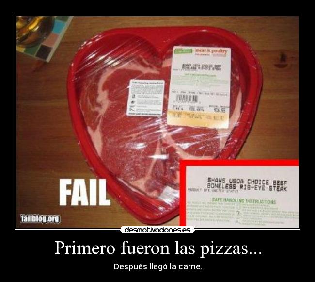 carteles carne corazon desmotivaciones