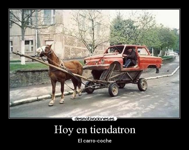 carteles carro-coche desmotivaciones