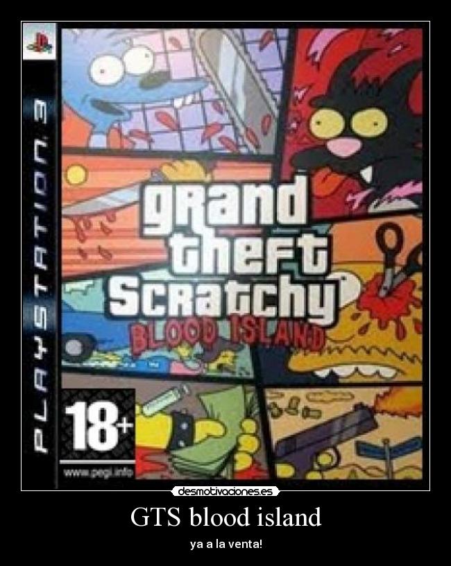 GTS blood island - ya a la venta!
