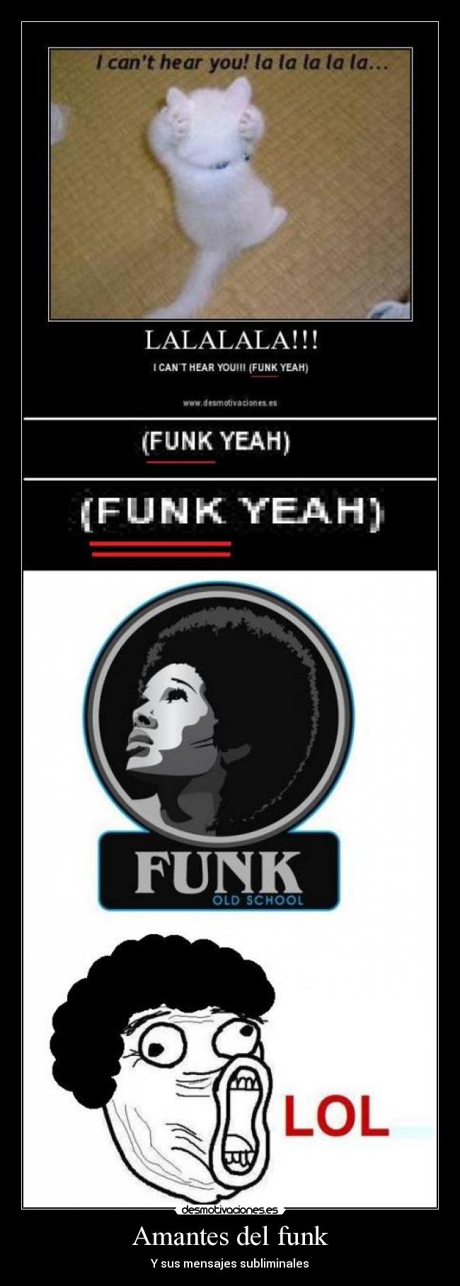 Amantes del funk - Y sus mensajes subliminales