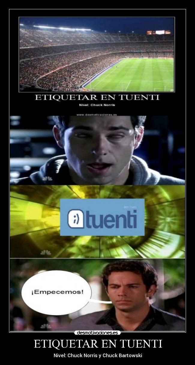 ETIQUETAR EN TUENTI -