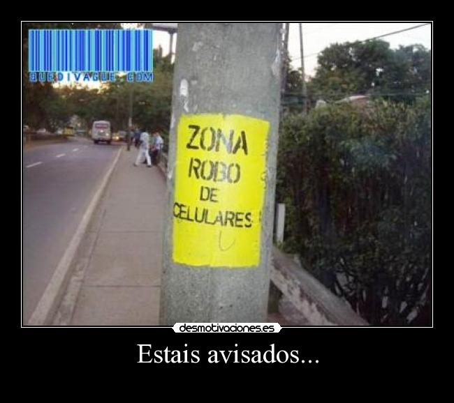 Estais avisados... - 