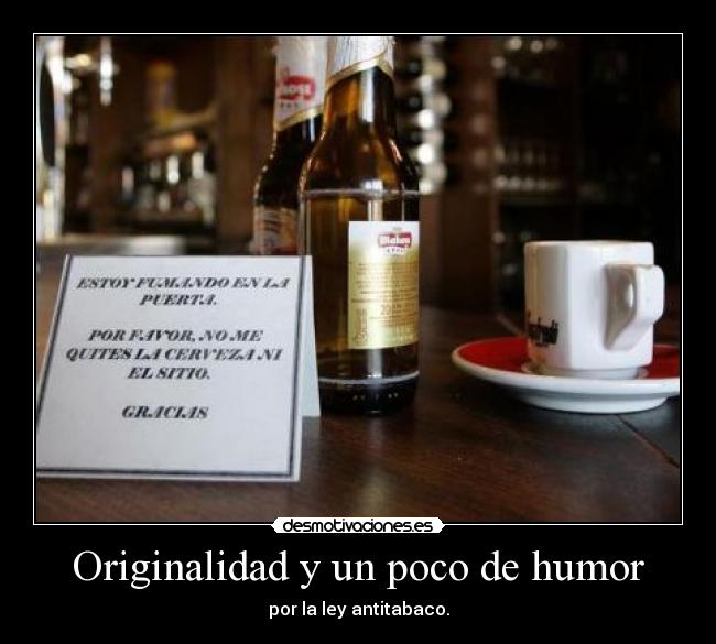 Originalidad y un poco de humor - 